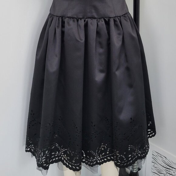 ABS Evening Essentials by Allen Schwartz Strapless Black Dress Size 6 - Picture 8 of 11